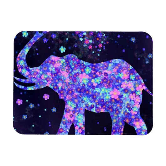 Elephant Flowers Magnet - Spring Joy Magneet (Horizontaal)