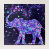Elephant Flowers - Mooi Legpuzzel (Verticaal)