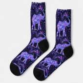 Elephant Flowers Socks - Spring Joy Sokken (Links)