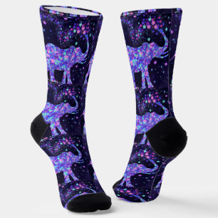 Elephant Flowers Socks - Spring Joy Sokken