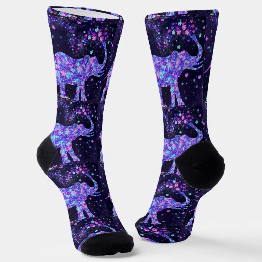Elephant Flowers Socks - Spring Joy Sokken (Gebogen)
