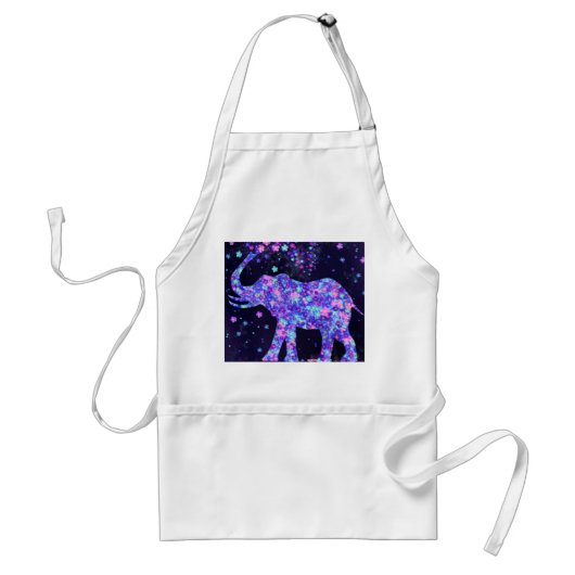 Elephant Flowers - Spring Joy Standaard Schort (Voorkant)