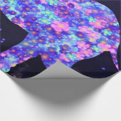 Elephant Flowers - voeg uw Afbeelding/tekst/naam t Cadeaupapier (Hoek)