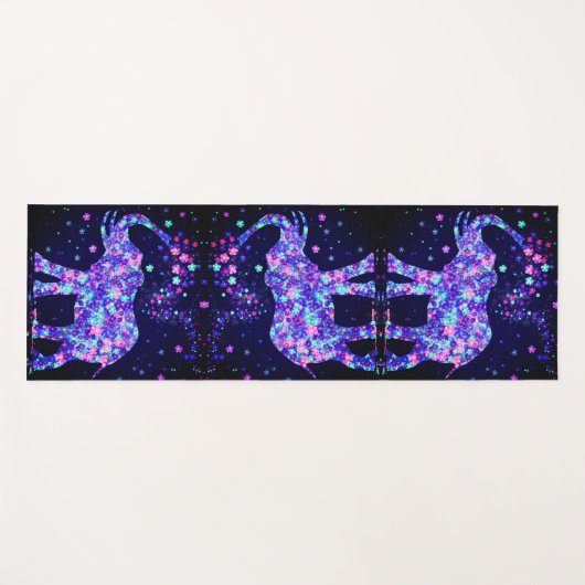 Elephant Flowers - Yogamat (Voorkant (horizontaal))