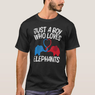 Elephant for Boys Kinder Wild Park Animal T-shirt