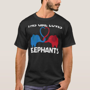Elephant for Girls Kinder Wild Park Animal T-shirt