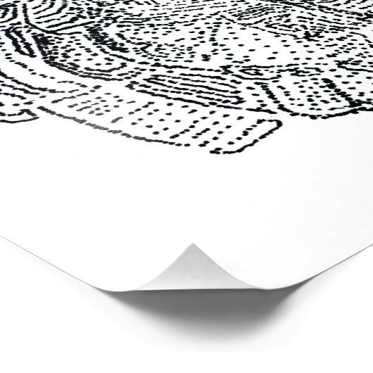 Elephant Foto Afdruk (Hoek)