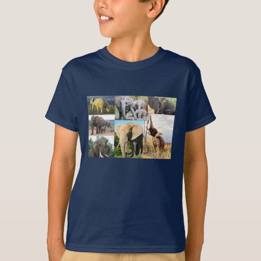 Elephant-foto T-shirt (Voorkant)