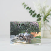 Elephant Fountain Briefkaart (Staand voorkant)