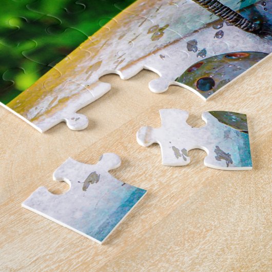 Elephant Fountain Jigzaag Puzzle Legpuzzel (Zijkant)