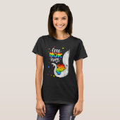 Elephant Free Mom Hugs Rainbow LGBTQ LGBT Pride Mo T-shirt (Voorkant volledig)