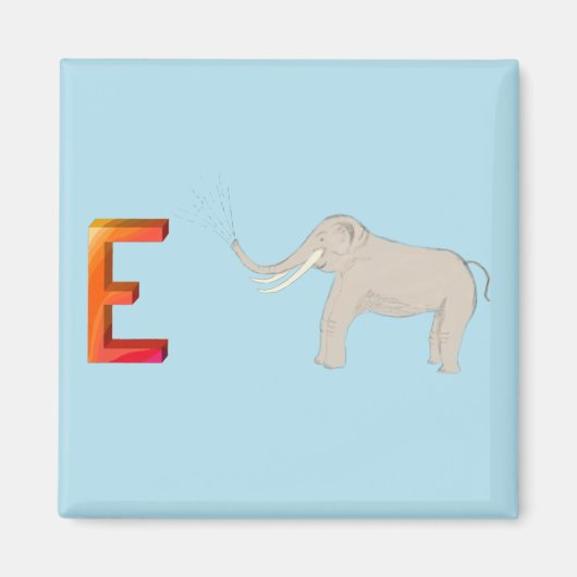 Elephant Fridge Magnet (Voorkant)