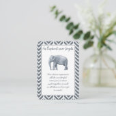 Elephant Friendship Gift - Special Friend keepbeho Visitekaartje (Staand voorkant)