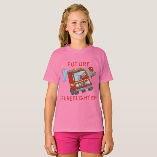 Elephant Future Firefighter T-shirts and Gifts (Voorkant volledig)