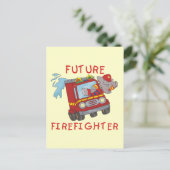 Elephant Future Firefighter Tshirts and Gifts Briefkaart (Staand voorkant)