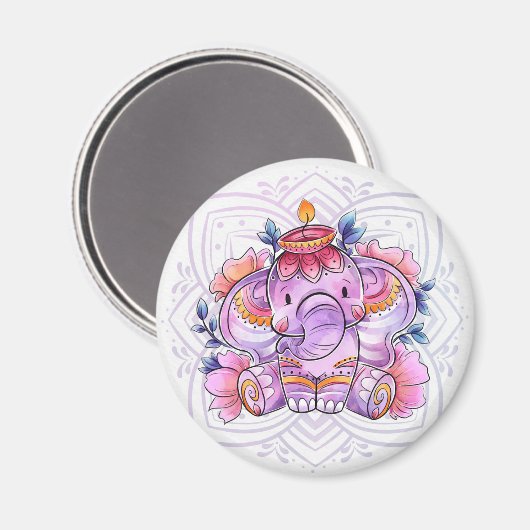 Elephant/Ganesh Magneet (Voorkant / Achterkant)