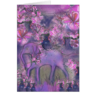 Elephant garlandt met roze bloemen