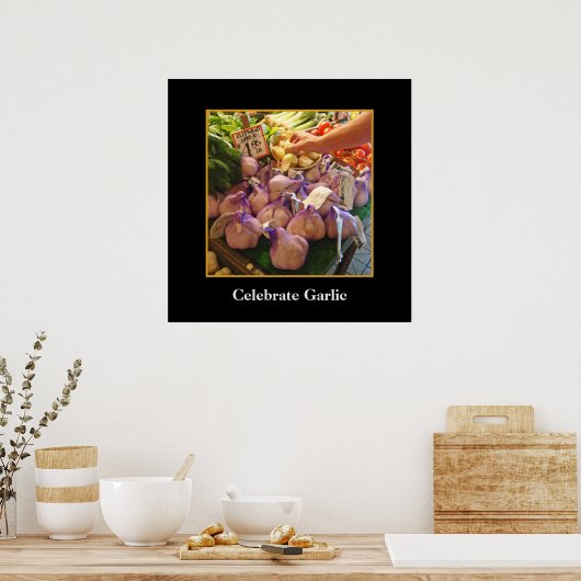 Elephant Garlic - Seattle Market Poster (Keuken)
