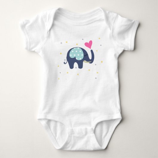 Elephant gedrukt romper (Voorkant)