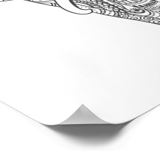 Elephant geïnspireerd 3 poster (Hoek)