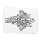 Elephant geïnspireerd magneet (Horizontaal)