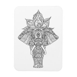 Elephant geïnspireerd magneet