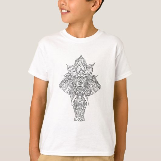Elephant geïnspireerd t-shirt (Voorkant)