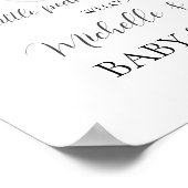 Elephant Gender Neutral Baby shower Welcome Sign Poster (Hoek)