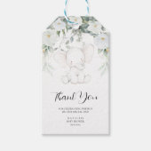 Elephant Gender Neutral Bedankt Cadeaulabel (Voorkant)