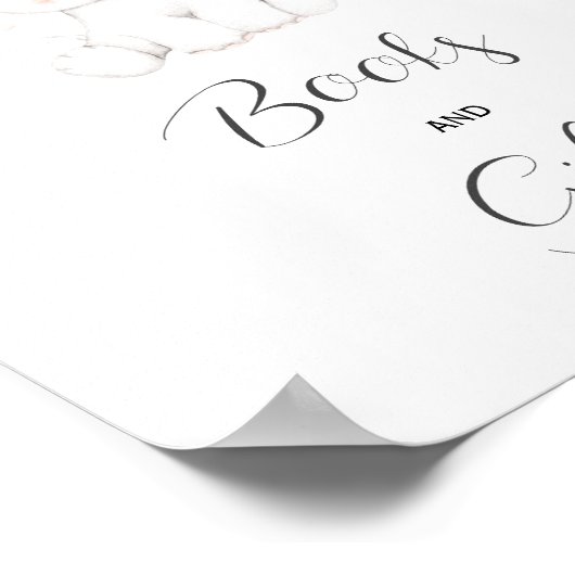 Elephant Gender Neutral Books and Gifts Poster (Hoek)