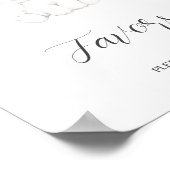 Elephant Gender Neutral Favors Sign Poster (Hoek)