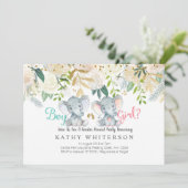 Elephant gender onthulling kaart (Staand voorkant)