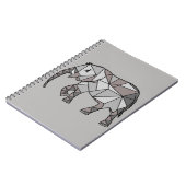 Elephant Geometric Bishop Grey 2 Notitieboek (Linkerzijde)