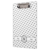 Elephant Geometric Monogram Black en White Klembord (Links)
