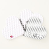 Elephant Geometric Monogram Black en White Notitieboek (Binnen)