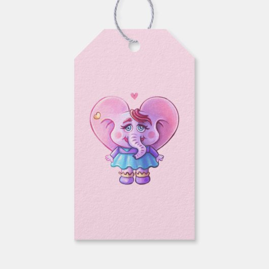 Elephant Gezegde dat je mooi bent Cadeaulabel (Achterkant)