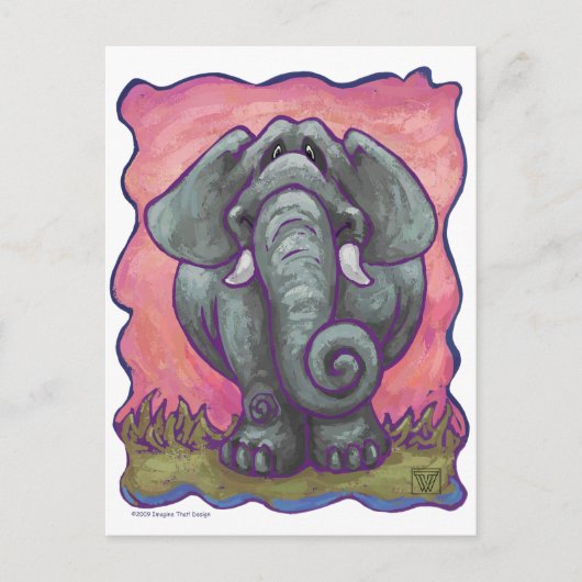 Elephant Gifts & Accessoires Briefkaart (Voorkant)