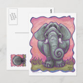 Elephant Gifts & Accessoires Briefkaart (Voorkant / Achterkant)