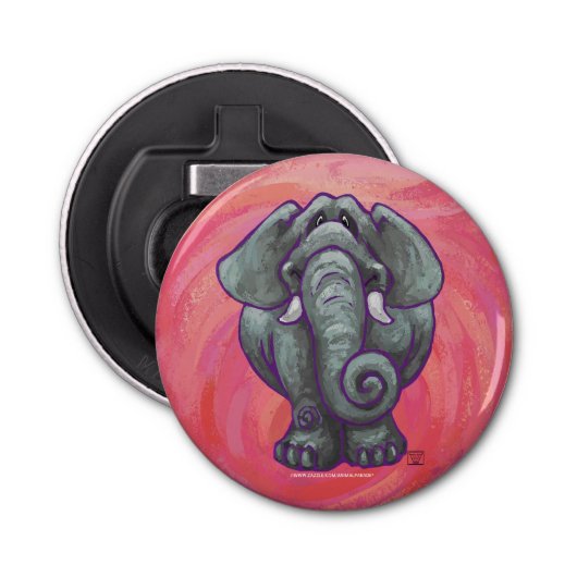 Elephant Gifts & Accessoires Button Flesopener (Voorkant)