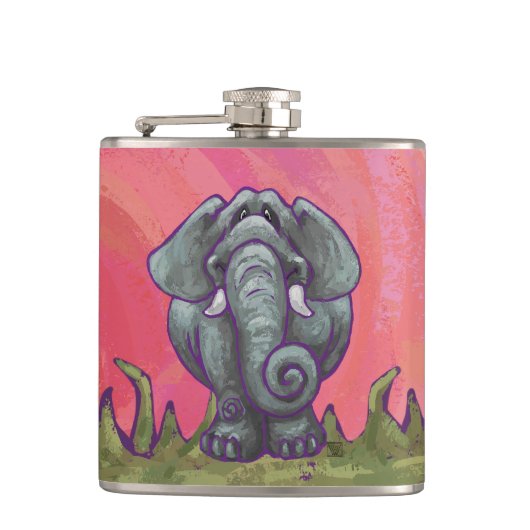 Elephant Gifts & Accessoires Heupfles (Voorkant)