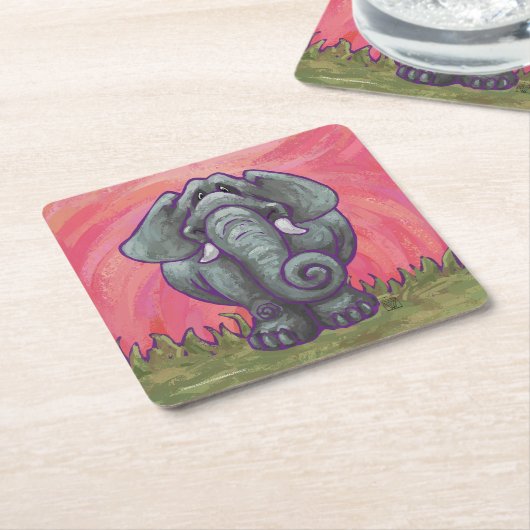 Elephant Gifts & Accessoires Kartonnen Onderzetters (Schuin)