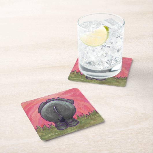 Elephant Gifts & Accessoires Kartonnen Onderzetters (Insitu)
