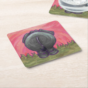 Elephant Gifts & Accessoires Kartonnen Onderzetters