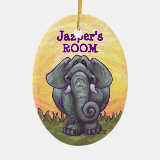 Elephant Gifts & Accessoires Keramisch Ornament (Voorkant)