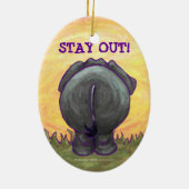 Elephant Gifts & Accessoires Keramisch Ornament (Achterkant)