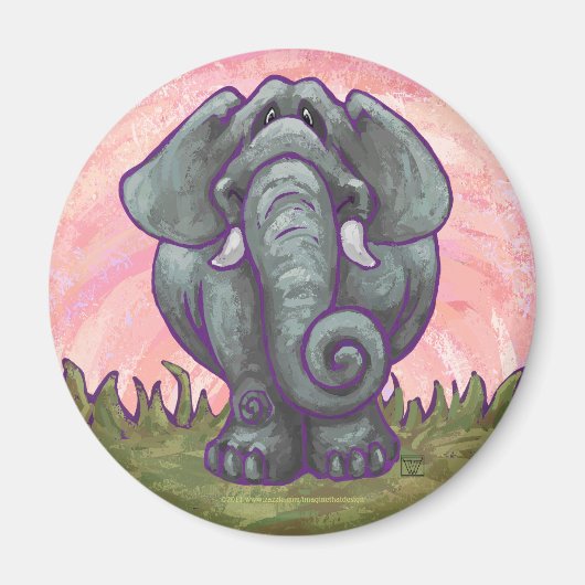 Elephant Gifts & Accessoires Magneet (Voorkant)