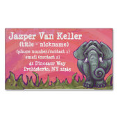 Elephant Gifts & Accessoires Magnetisch Visitekaartje (Voorkant)