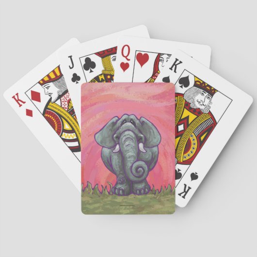 Elephant Gifts & Accessoires Pokerkaarten (Achterkant)