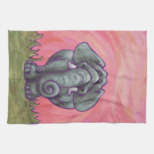 Elephant Gifts & Accessoires Theedoek (Horizontaal)