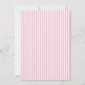 Elephant girl baby shower per post roze roze roos kaart (Achterkant)